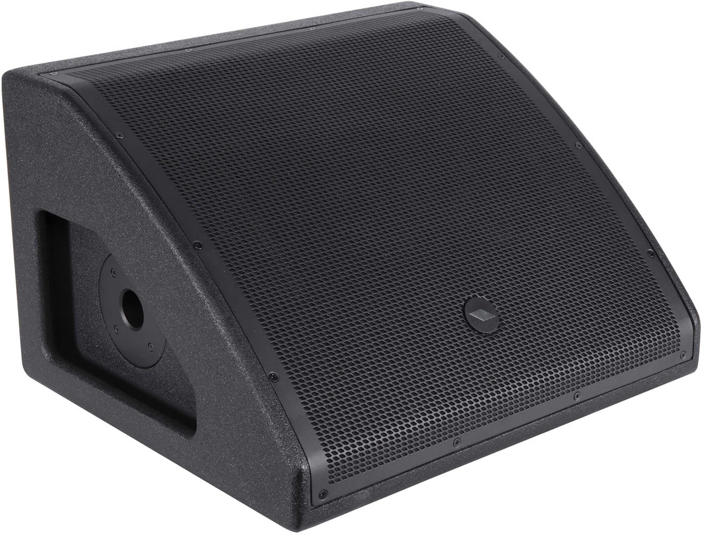 Активный сценический монитор PROEL [WD12AV2] 2-х полосный, НЧ динамик 12", ВЧ динамик 1", мощность пик./ном. 700/350 Вт, АЧХ 50-20000 Гц, макс. SPL 124 дБ, Combo XLR/TRS мик./лин. вход, XLR лин. выход, материал корпуса фанера