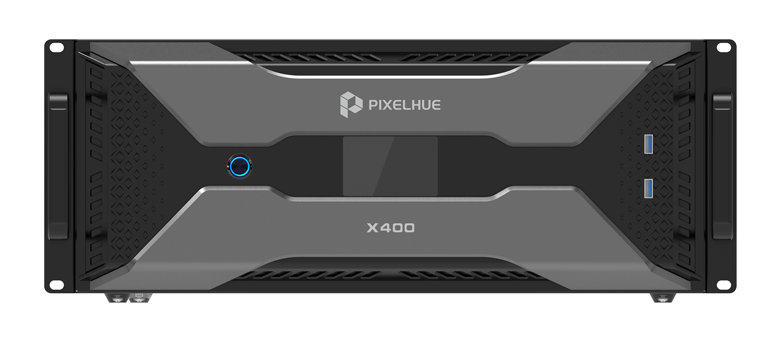 Медиасервер Pixelhue [X400(Dual)] X400 в конфигурации Dual: высокая производительность, две видеокарты, рассчитан на сложные многодисплейные инсталляции, многослойные сцены и одновременный вывод нескольких 4K-источников. Поставка как отдельное устройство