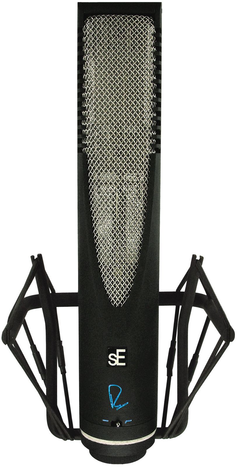Микрофон конденсаторный sE Electronics [RNR1] инструментальный, ленточный, 20 Гц-25 кГц, восьмерка, 25 mV/Pa, 135 дБ, комплектация: держатель-паук, металлический кейс и деревянный кейс с микрофоном