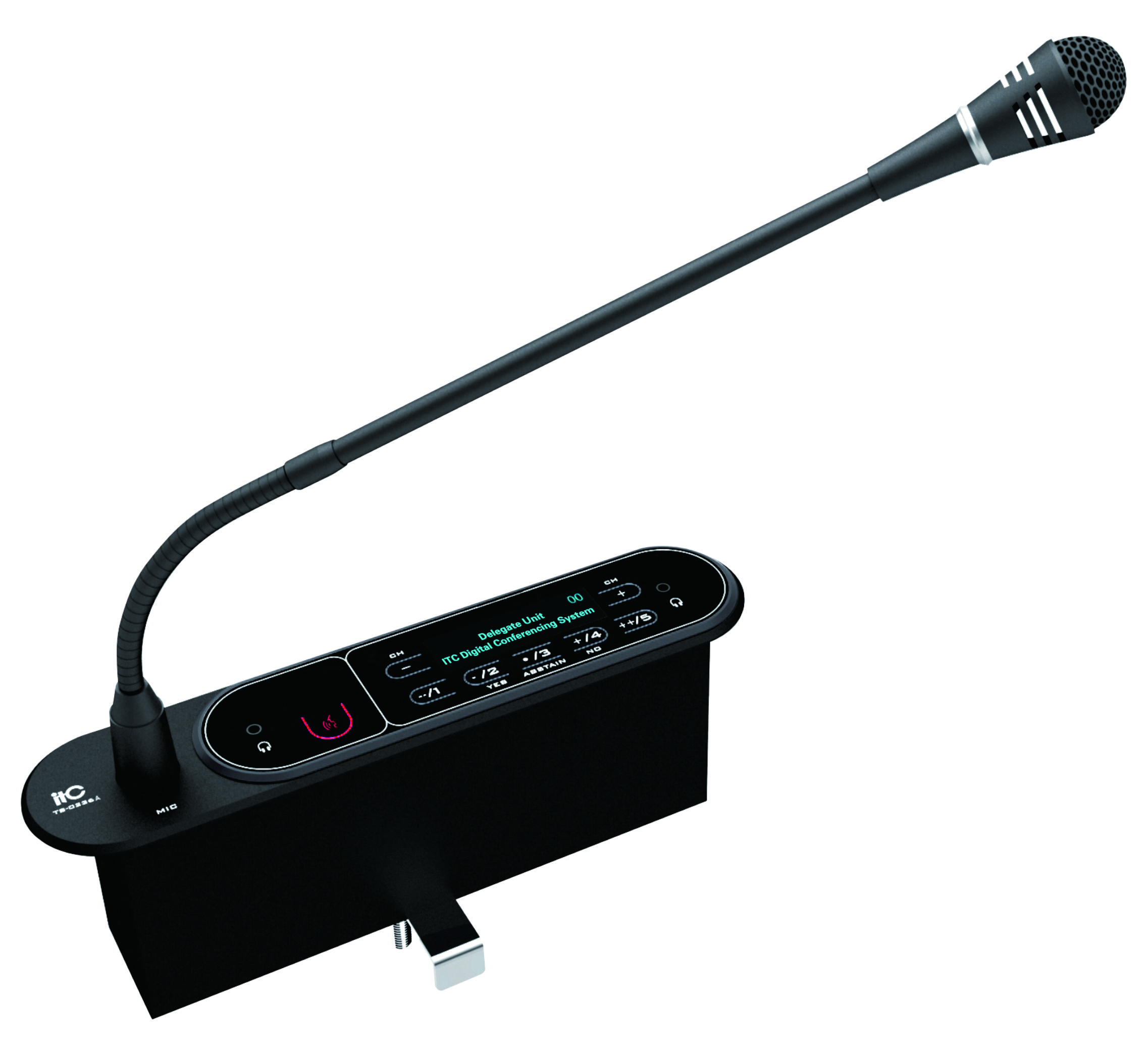 ITC TS-0236A врезной микрофон делегата